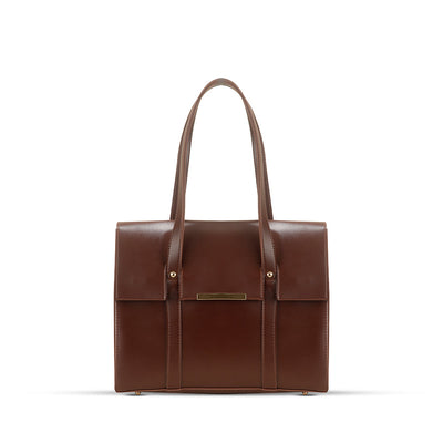 BagSaga Dark Brown Sigma Shoulder Bag