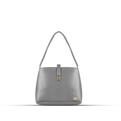 BagSaga Grey Marigold HandBag