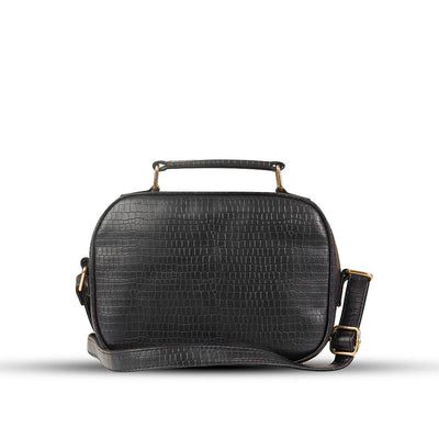 BagSaga Black Edge Handbag