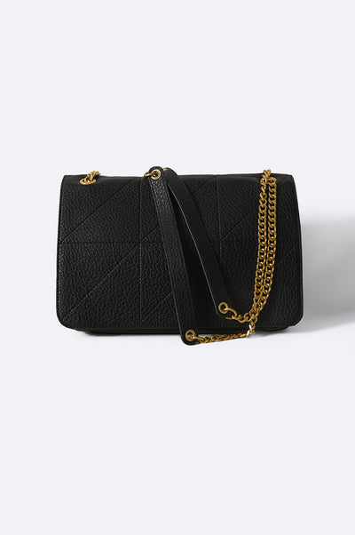 BagSaga Black Zora Shoulder Bag