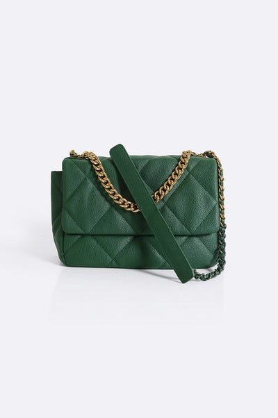 BagSaga Green Maui Shoulder Bag