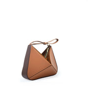 BagSaga Brown Vertex Shoulder Bag